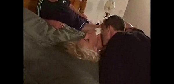  MILF suck cock and hubby is watching